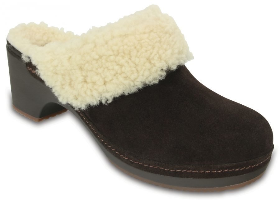 shearling lined crocs